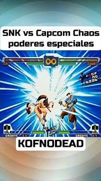 SNK vs Capcom Chaos Poderes especiales Exceed 2 #kofnodead #arcade #retrogaming #reels #svcchaos