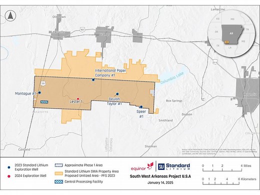 SWA Lithium Drills New Smackover Well and Conducts Extensive Reservoir Testing Program at South West Arkansas Lithium Project