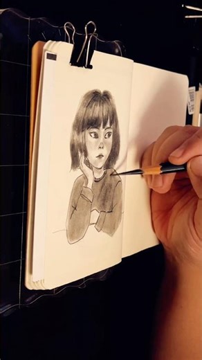 Trying cute anime style drawing #animedrawing #drawingstyles #sketch