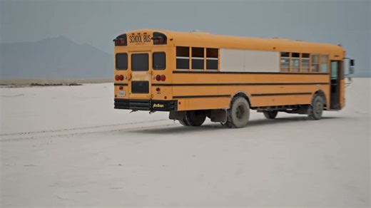 School bus recovery race against a massive storm