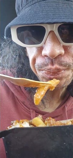 fries, original chicken, smoked bacon, honey, chipotle mayo