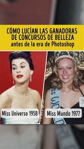 Cómo lucían las ganadoras de concursos de belleza antes de la era de Photoshop | Bella y Genial