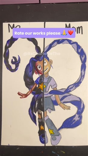 😱My MOM drew LILY LOVEBRAIDS better than me!? Pt 2 #shorts #drawing #poppyplaytime