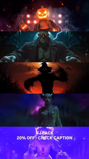 PMW Projection Mapping & New Media Arts on Instagram: "👻 MONSTERS BALLROOM 🕯️ 20% OFF - CODE: PMW Available for all the VOLUMETRICKS packs until 2nd November. The creatures have awakened… and they’ll dance all night long. 💃🕺 Step into the darkness with 10 immersive VJ Loops (HD & 4K), where classic monsters rise under strobe lights and thunder. Each loop fuses horror and rhythm — from Hollow Eve’s hypnotic dance to the Witch’s mysterious rituals, from the Wolf’s wild frenzy to the Bride’s ha