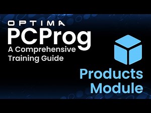 Products & Items Maintenance Module // Optima PC Prog - A Comprehensive Training Guide