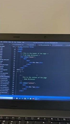 HTML comment shortcut: Ctrl + / ,Visual Studio Code Tips