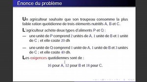 Recherche opérationnelle (RO) Chapitre I Modélisation (Minimisation) EP 3 | عالم طلبة الاقتصاد