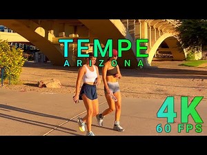 Tempe Town Lake Walk, Arizona USA 4K-UHD