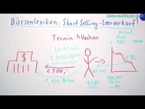 Leerverkauf (Short Selling) erklärt! Einfaches Beispiel