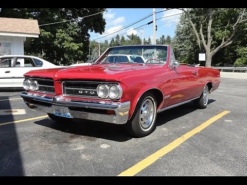 1964 Pontiac GTO Convertible with a Pontiac 421 engine in Red Paint My Car Story with Lou Costabile