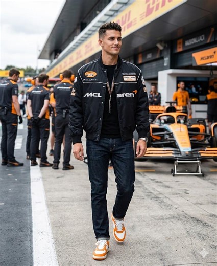 Mclaren Racing Leather Jacket Men F1:motorsport Bomber Jacket Vintage Racing Team Coat Motorcycle Formula 1 Jacket Streetwear Gift for Him - Etsy