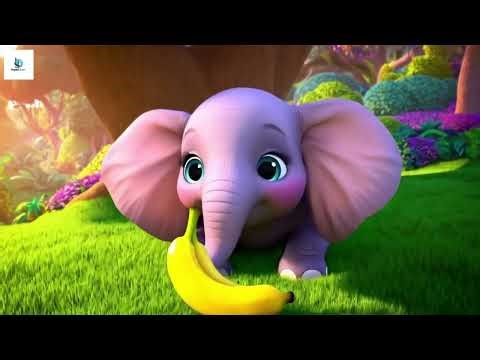 Hush, Little Elephant | Bedtime Lullaby for Kids | Gentle Nursery Rhyme to Sleep