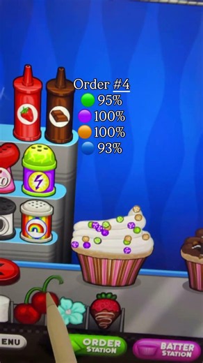 97% Customer Satisfaction?! 😱 | Every Order Ranked | Papa’s Cupcakeria Day 9 #shorts
