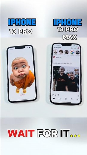 🚀IPHONE 13 PRO VS IPHONE 13 PRO MAX SPEED TEST !!