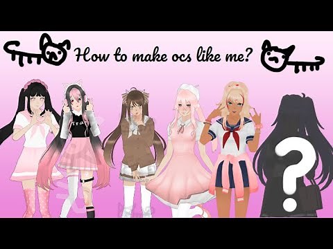 How i make my ocs & how to make renders | Yandere Simularor Tutorial