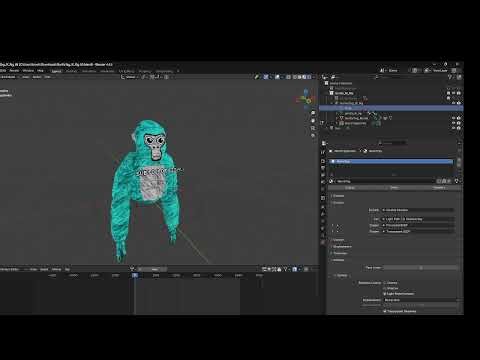 how to put a gtag monke rig in blender and more!