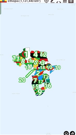 Top 20 Biggest Countries In Africa