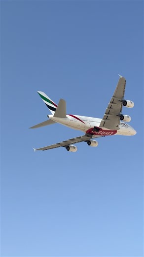 The great airplan A380 spotted at Duba international airport #fly#dubai#airplane#fyp#tiktok