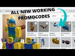 ALL working roblox promocodes