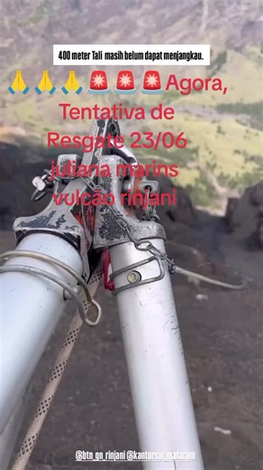 Tentativa de resgate de Juliana Marins vulcão rinjani Indonésia 23/06/2025 🚨 Juliana l Voluntários alpinistas se mobilizam para resgatar a brasileira Juliana Marins. #brasileiracaiunovulcao #oremos