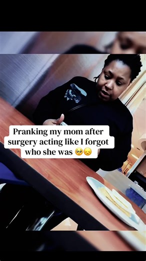 This prank almost gave my mom a heart attack😪 #fyp #prank #reaction #surgery #funnymoments