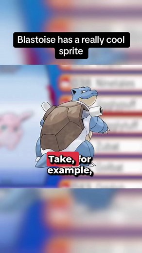 Blastoise has such a cool sprite I love it #pokemon #fyp #pokemontiktok #pokemoncommunity #pokemonscarletviolet #pokemonxandy #pokemonswordandshield #pokemonfacts #pokemonsprites