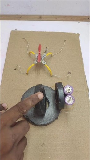 one propeller makri drawn trust power testing with use triple magnet and magnetic vibration_Dc Motor