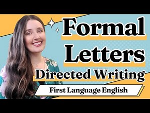Formal Letter Writing for Directed Writing 🌟 For IGCSE First Language English Paper 2 0500/0990🌟