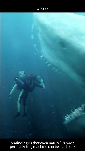 #movie Jaw-Dropping Close Call: Giant Shark Gets Roped But Misses the Man by Inches | Meg Movie