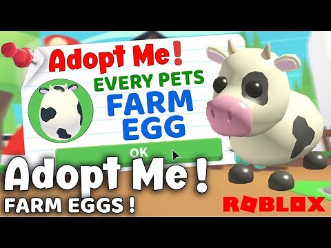 🐄 FARM EGG ADOPT ME / HOW TO GET FARM EGGS IN ADOPT ME 2021 / DISCOVER EVERY PETS IN THE FARM EGG 🐄