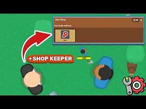 How To Set Up a Shop + Interactable NPC || Moddio Tutorial