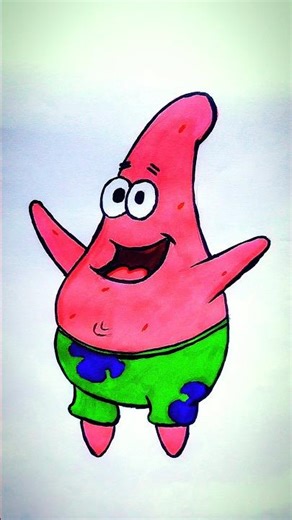 🔥 How to Draw Patrick Star Like a Pro 🎨 (Step-by-Step Guide) edit