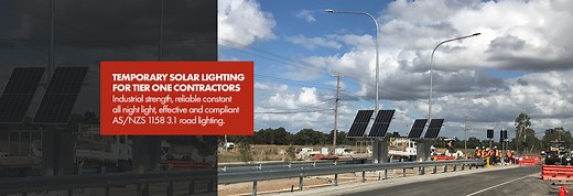 Temporary Solar Lighting | Temp Solar Light | Orca Solar Lighting