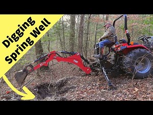 Compact Tractor digs Spring Water Well? How do We Develop it?