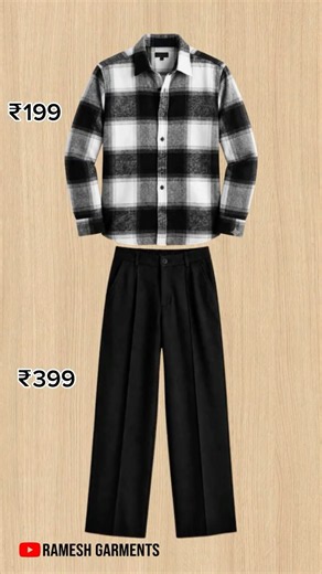 Best check shirt pant combination #mensfashion #fashion