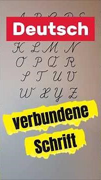 Verbundene Schrift Alphabet Schnürchen-Schrift Deutsch D.4.A.1 Lehrplan 21 Bildung zu Hause Schule