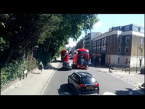 FULL ROUTE VISUAL | London Bus Route 341 - Waterloo to Angel Road, Superstores | HV334 (LF67EUA)