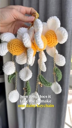 How Long Does It Take to Crochet a Daisy Keychain?