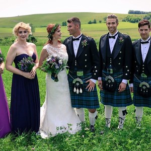 Kilts and weddings are the perfect match! With wedding season coming up, The Celtic Croft can help take some of the weight off your shoulders. We now have 50 tartans available for rental with our Keep-the-Kilt option. We specialize in shipping Kilt Rental packages directly to you, wherever you are, anywhere in the USA. We pride ourselves to make your kilt rental experience as stress-free and enjoyable as possible. We want to ensure that your rental proceeds as smoothly as possible. | The Celtic 