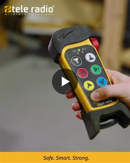 #pantherremote #teleradio #flexiblecontrol #wirelesscontrol #industrialremote #craneoperations #materialhandling #industrialautomation #smartcontrol #operatorsafety #reliableperformance… | Tele Radio Group
