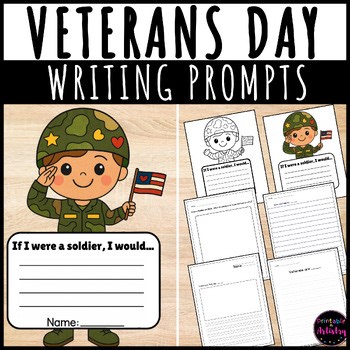 Veterans Day Writing Craft | Veterans Day Soldier Craft & Remembrance Day Craft