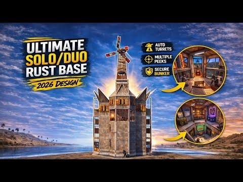 ULTIMATE Solo/Duo Bunker Base 2026 🔥 Auto Turrets + OP Peeks!