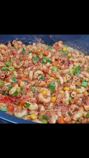 Macaroni & corned beef/bully beef #caribbeanfood | Candy tha glam cook