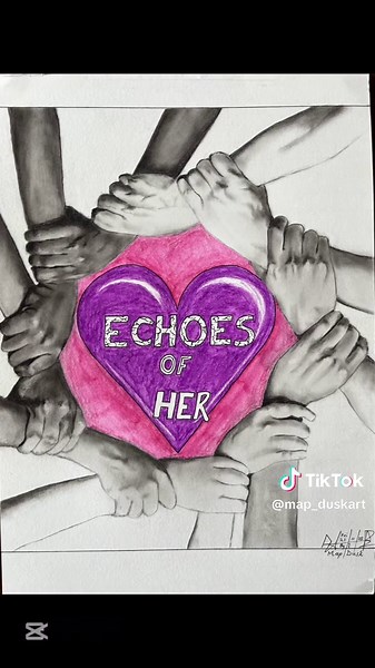 #womenforchange Echoes of Her 💜 There’s power in unity. Power in every person who refuses to stay silent. Power in advocacy. Power in art and storytelling. And there is power—even in the voices that were once silenced—because their echoes continue to move us, shape us, and push us toward change. #21november #womenforchange #awareness #gbvawareness #echoesofher