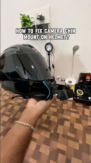 How To Fix Camera Mount on helmet | #shorts