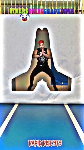 OTHERS DOING SHAPE JOMP VS LAST ONE ☠️ #trollface #jompo #doing #shape #skulledit #sorts