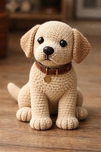 Crochet Puppy Pattern: Realistic Golden Retriever, Labrador Amigurumi (digital PDF, English/german/french) - Etsy