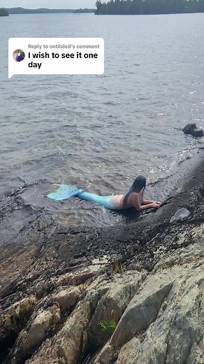 Replying to @ontibile8 real mermaids always watch where humans are so they can keep secret 💙🐚 #mermaid #realmermaid #mermaidvideos #siren #mermaids #ocean #fantasy #magic #mermaidtail #mertok