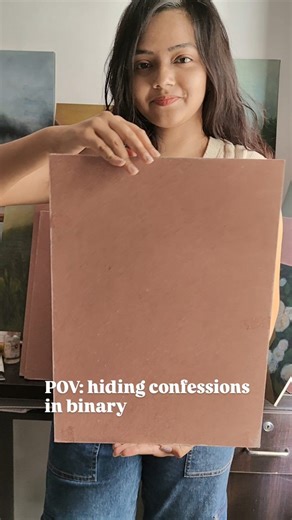 Asmita Chopade | Fine Artist on Instagram: "Mixing concepts and so much more with nature✨ what do you think? .. .. #homedecorinspo #artforyourhome #homedecorindia #artforthehome #artandinteriors homedecorideas homedecors [Asmita art, Asmita Chopade Art, Asmita creates, painting, oil painting, acrylic painting, mathematics,art, code, binary, tech art, math art, nature art, nature inspired, nature paintings, mumbai art, india artist, india code artist, artist, female artist, art for home, art for 