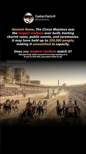 The Largest Stadium in History #history